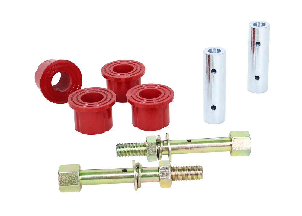 Rear Axle Leaf Spring - Front Eye Bushing and Greaseable Pin Kit to Suit Mitsubishi ML, MN