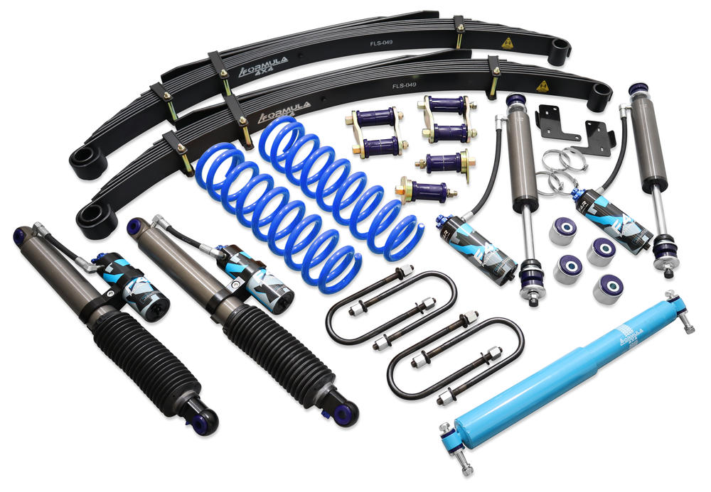 2 Inch 50mm Adjustable Formula 4x4 Lift Kit to suit Toyota LandCruiser 76 Series 2007-on