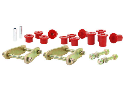 Rear  Leaf Spring - Bushing and Greaseable Shackle/Pin Kit