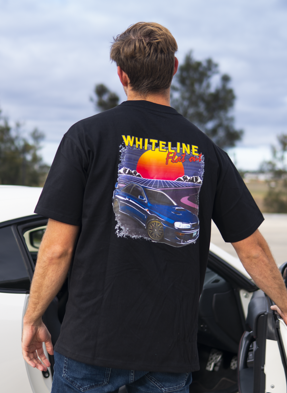 Whiteline Iconic 90s Flat Out Short Sleeve Tee Shirt