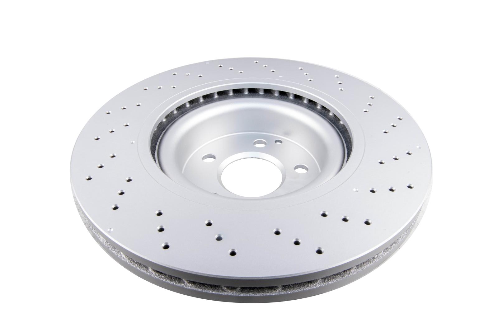 En-Shield OE Cross-Drilled, Dimpled HC Brake Disc to suit Mercedes S350, 350L & 350CDI Sports & S500. S500L