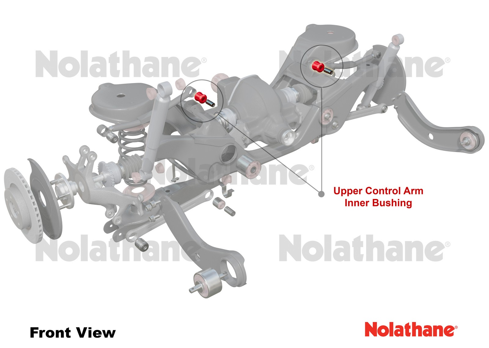 Rear Control Arm - Bushing Kit to Suit Ford Falcon/Fairlane BA-FGX, Territory SX-SZ and FPV