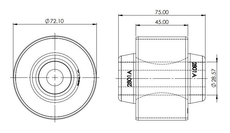 Front Control Arm Lower-Rear Bush Kit to suit Nissan Elgrand E52, Murano Z51 & Maxima J32