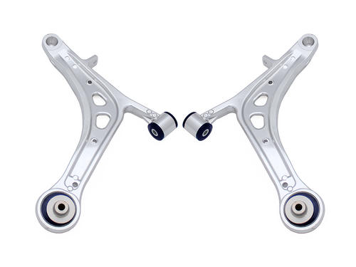 Front Lower Alloy Control Arm Kit excluding Ball Joints to suit Subaru Impreza WRX & Sti wide track vehicles