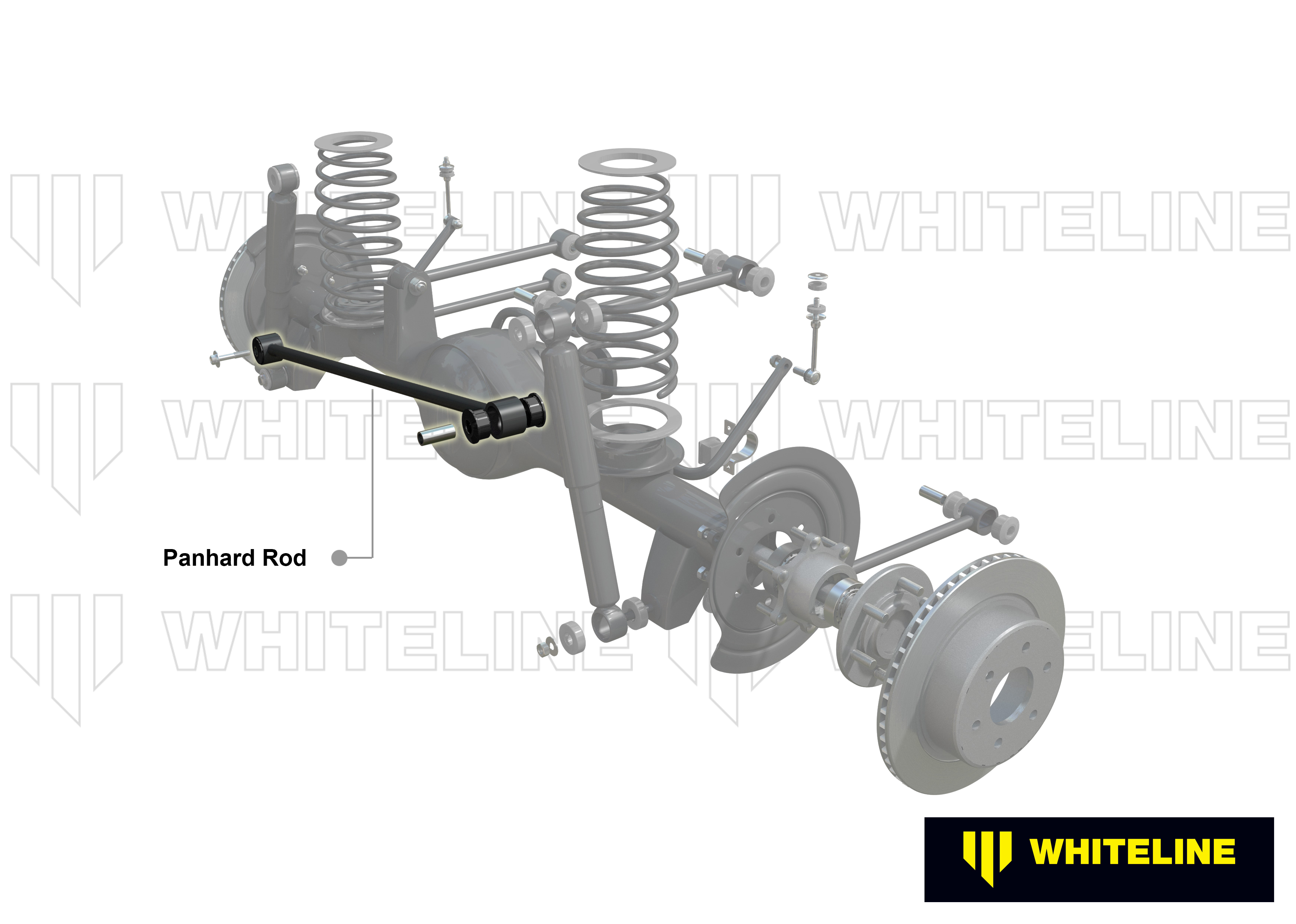 Rear Adjustable Panhard Rod to Suit Jeep Wrangler JK
