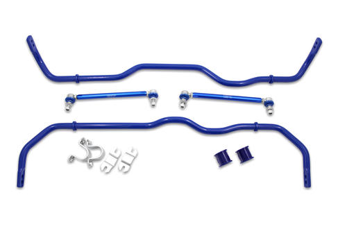 Go to 24mm and 24mm Front and Rear 2 Point Adjustable Sway Bars & Link Kit to suit VAG
