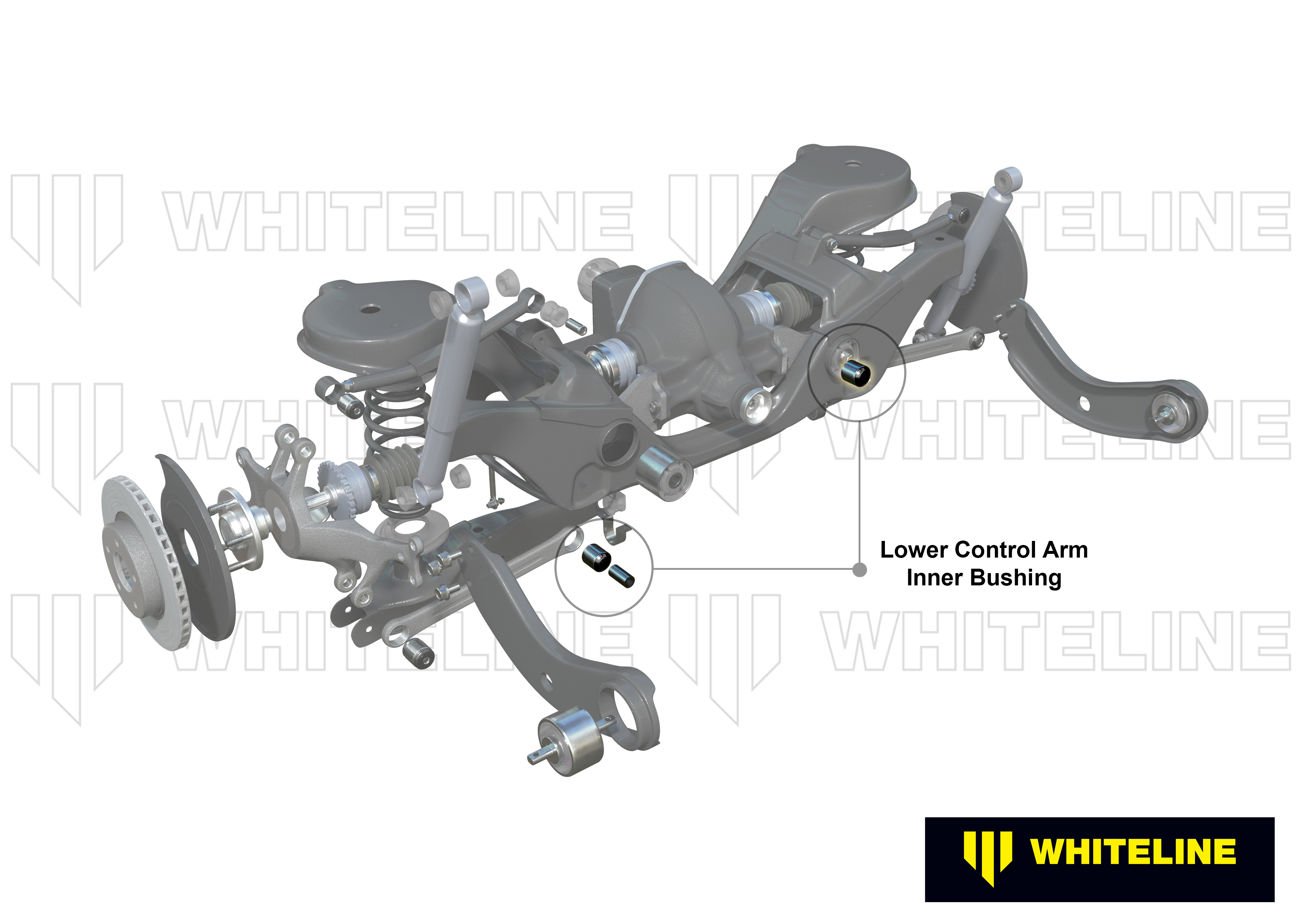Rear Control Arm - Bushing Kit to Suit Ford Falcon/Fairlane BA-FGX, Territory SX-SZ and FPV