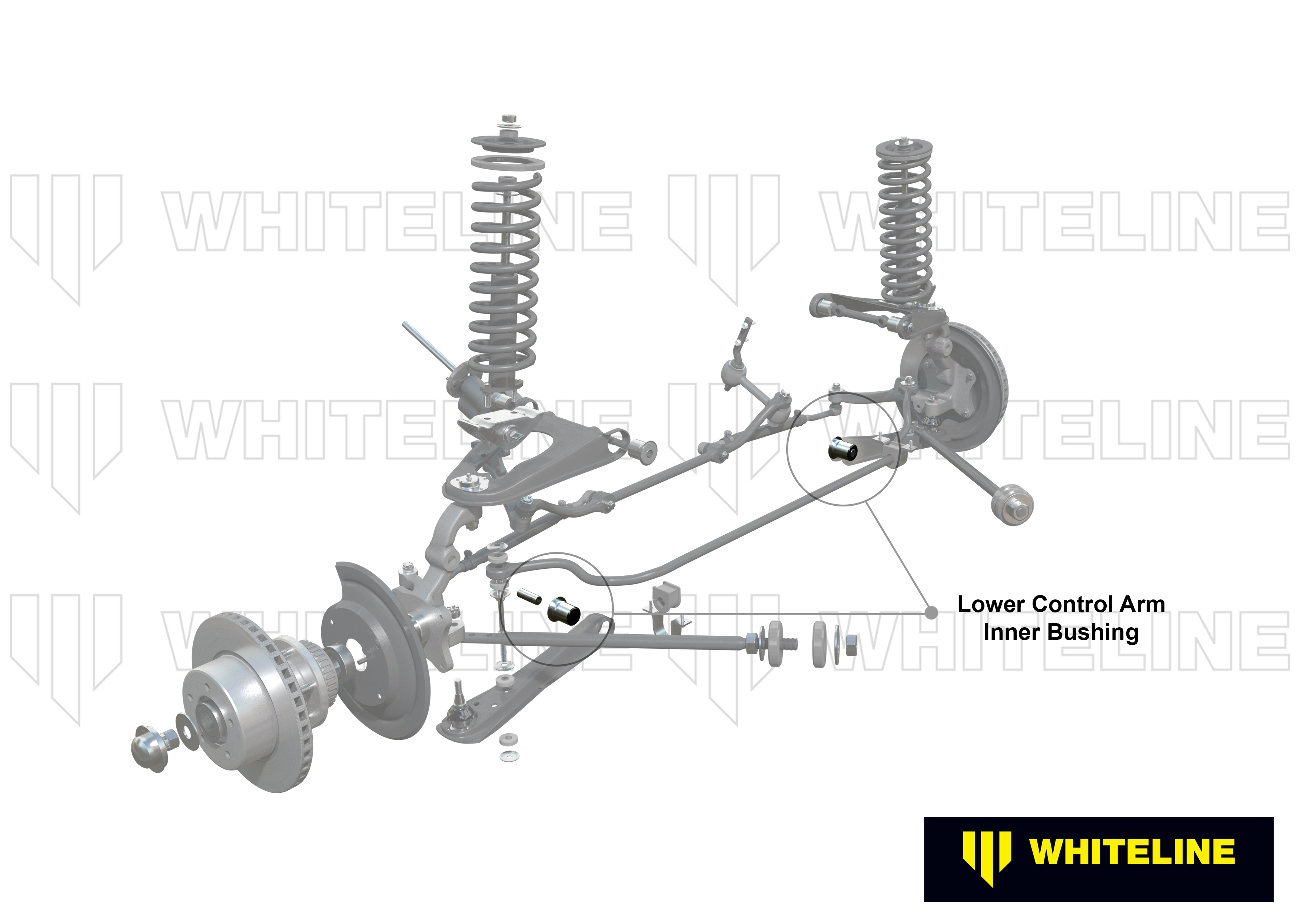 Front Lower Control Arm - Inner Bushing Kit to Suit Ford Cortina TC, TD