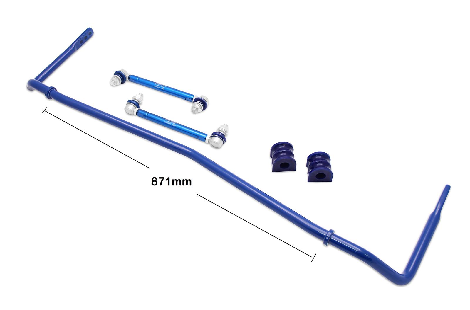 22mm Heavy Duty 3 Position Blade Adjustable Rear Sway Bar Kit to suit NP300 vehicles manufactured in Spain