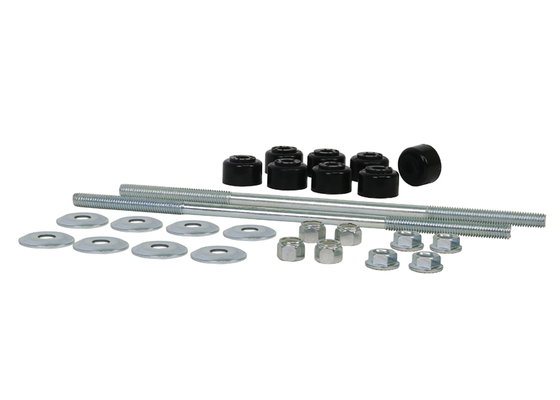 Universal Anti Roll Bar Link - Treaded Rod and Bushings style - 280mm With Bushings