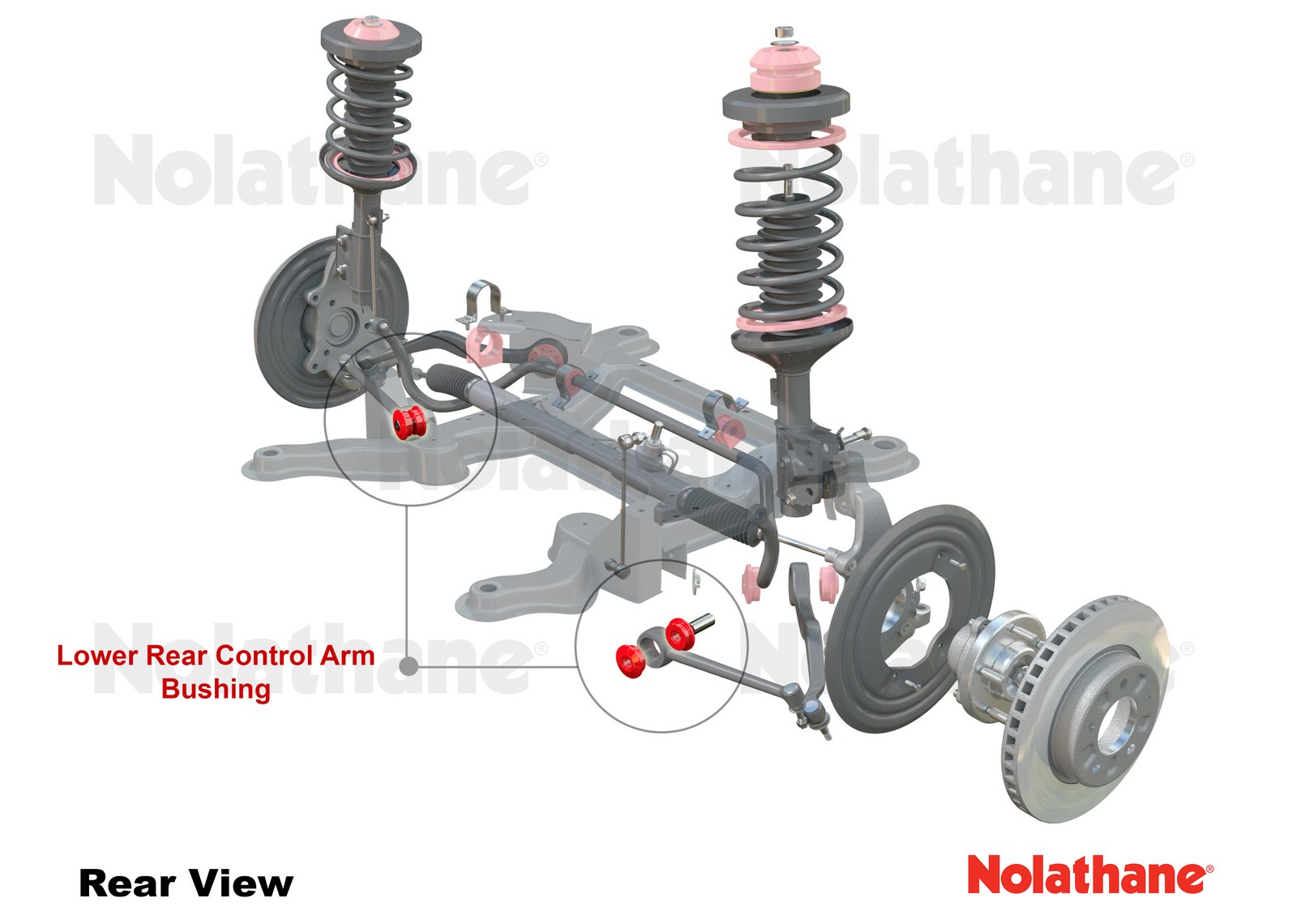 Front Lower Control Arm - Bushing Kit Double Offset to Suit Holden Commodore VE, VF and HSV