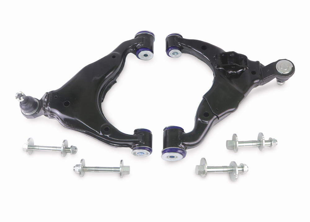 Front Lower Adjustable Control Arm Kit including Ball Joints to suit Toyota Toyota Prado, FJ Cruiser & Lexus GX (non KDSS vehicles)