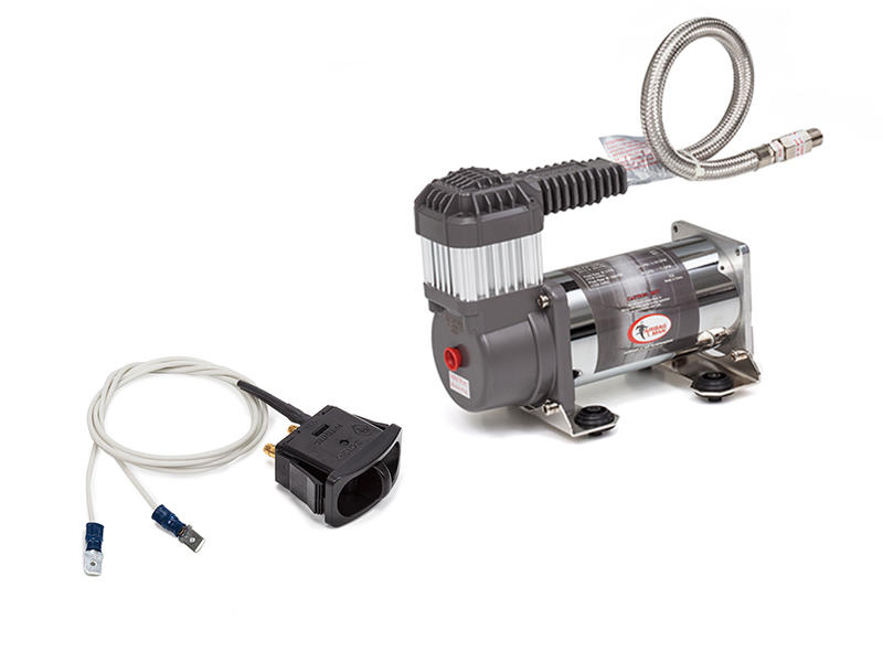 Single Electric Paddle Air Control Kit with Heavy Duty Compressor