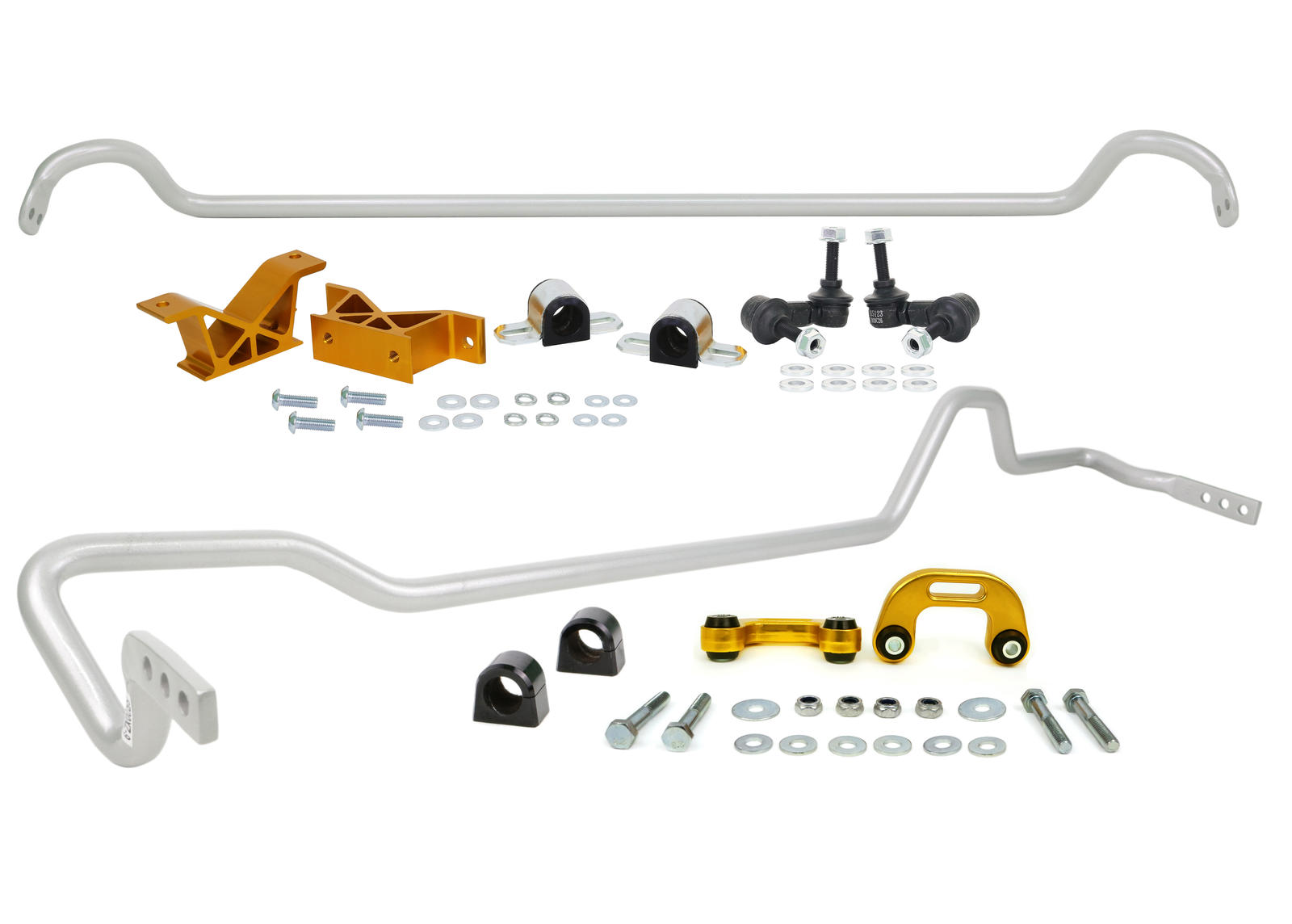 Sway Bar Kit 22mm Front, 24mm Rear, Adjustable, Complete Handling Upgrade