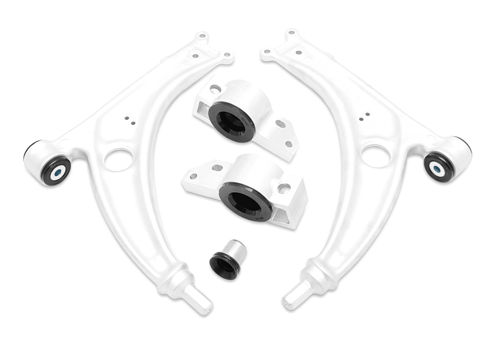 Front Lower Alloy Control Arm Kit excluding Ball Joints to suit Audi, Seat, Skoda & VW
