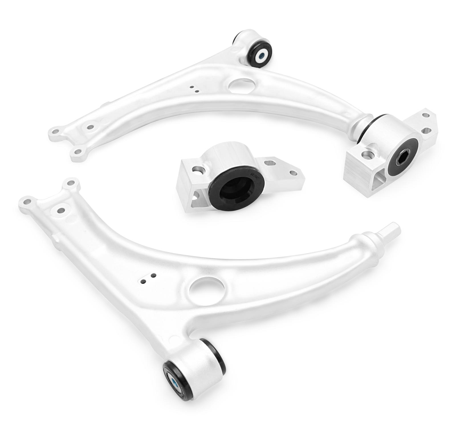 Front Lower Alloy Control Arm Kit excluding Ball Joints to suit Audi, Seat, Skoda & VW