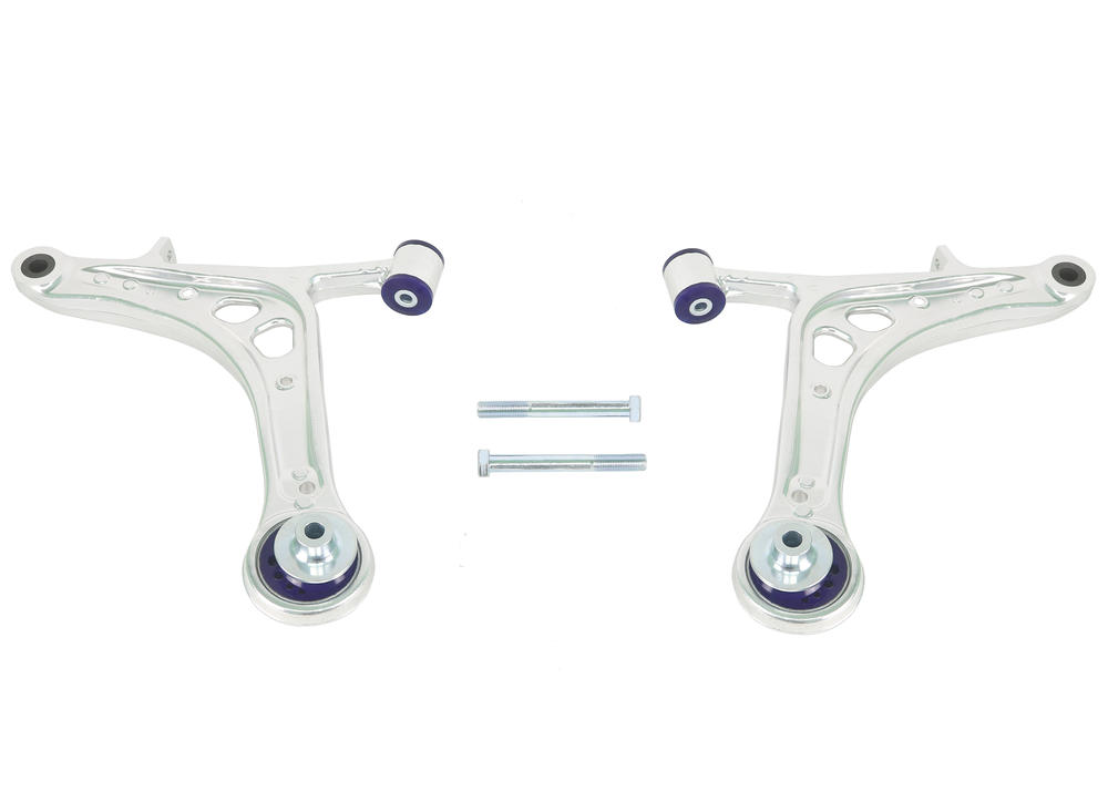 Front Lower Alloy Control Arm Kit excluding Ball Joints to suit Subaru Levorg