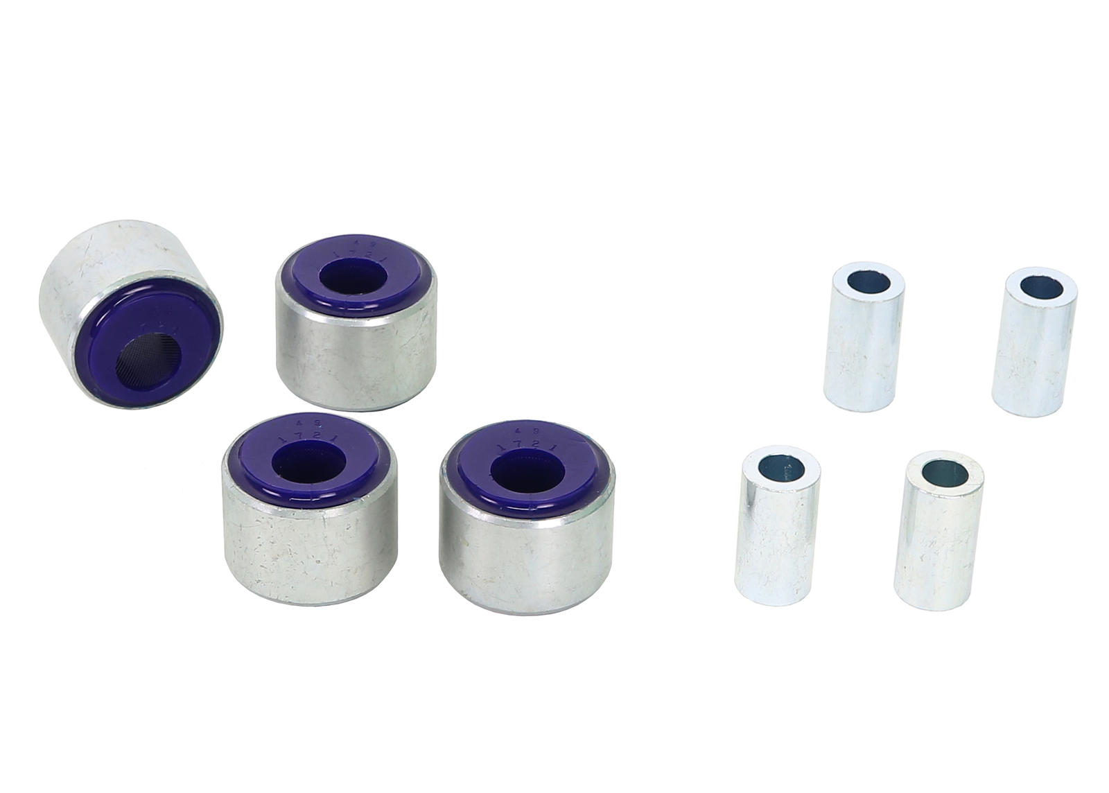 Front Radius Arm To Diff Mount Bush Kit - up to 2 degrees caster offset