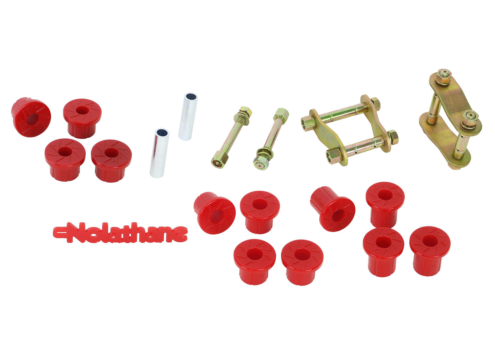 Rear Leaf Spring - Bushing and Greaseable Shackle/Pin Kit to Suit Ford Ranger PJ, PK and Mazda BT-50UN 2wd/4wd