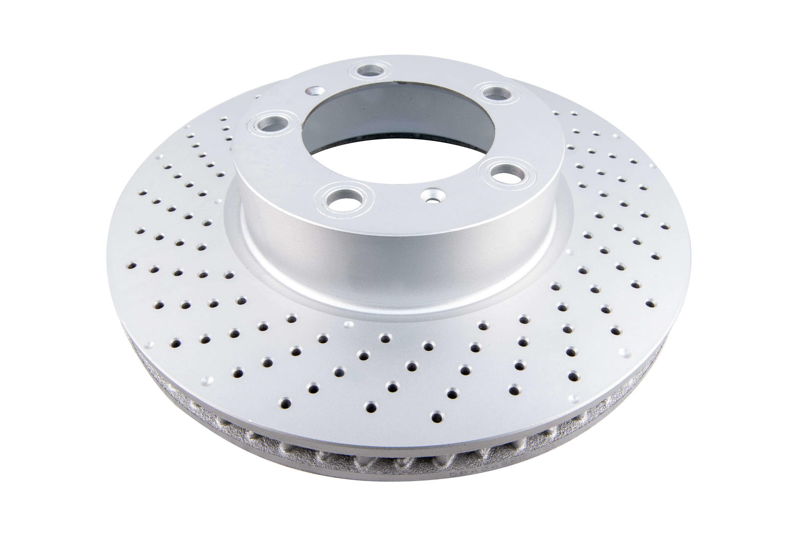 En-Shield OE Cross-Drilled, Dimpled HC Left Brake Disc to suit Porsche Boxter981 Roadster 2.7L 05/2012-01/2017