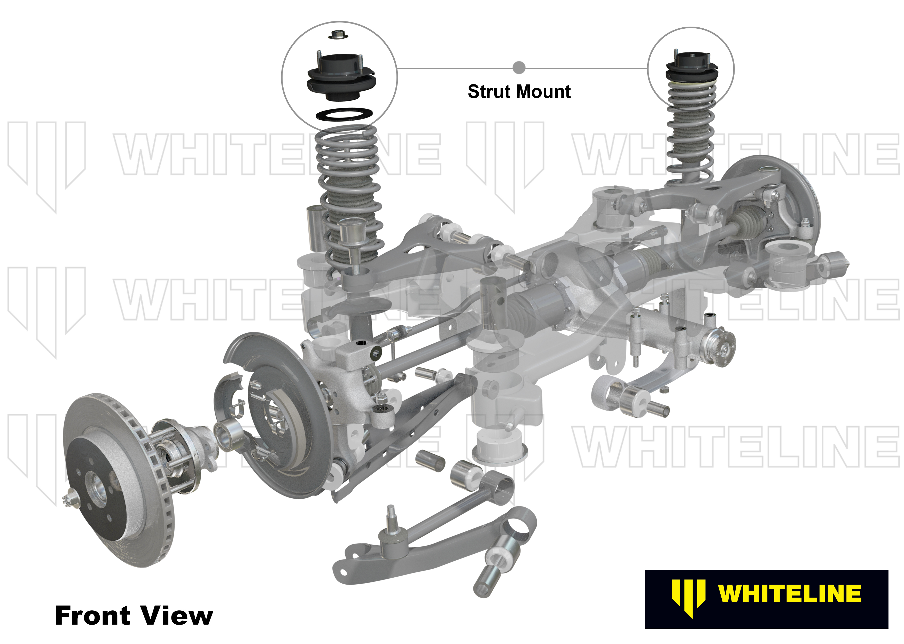 Rear Strut Mount - Kit to Suit BMW 3 Series, M3 and Z3
