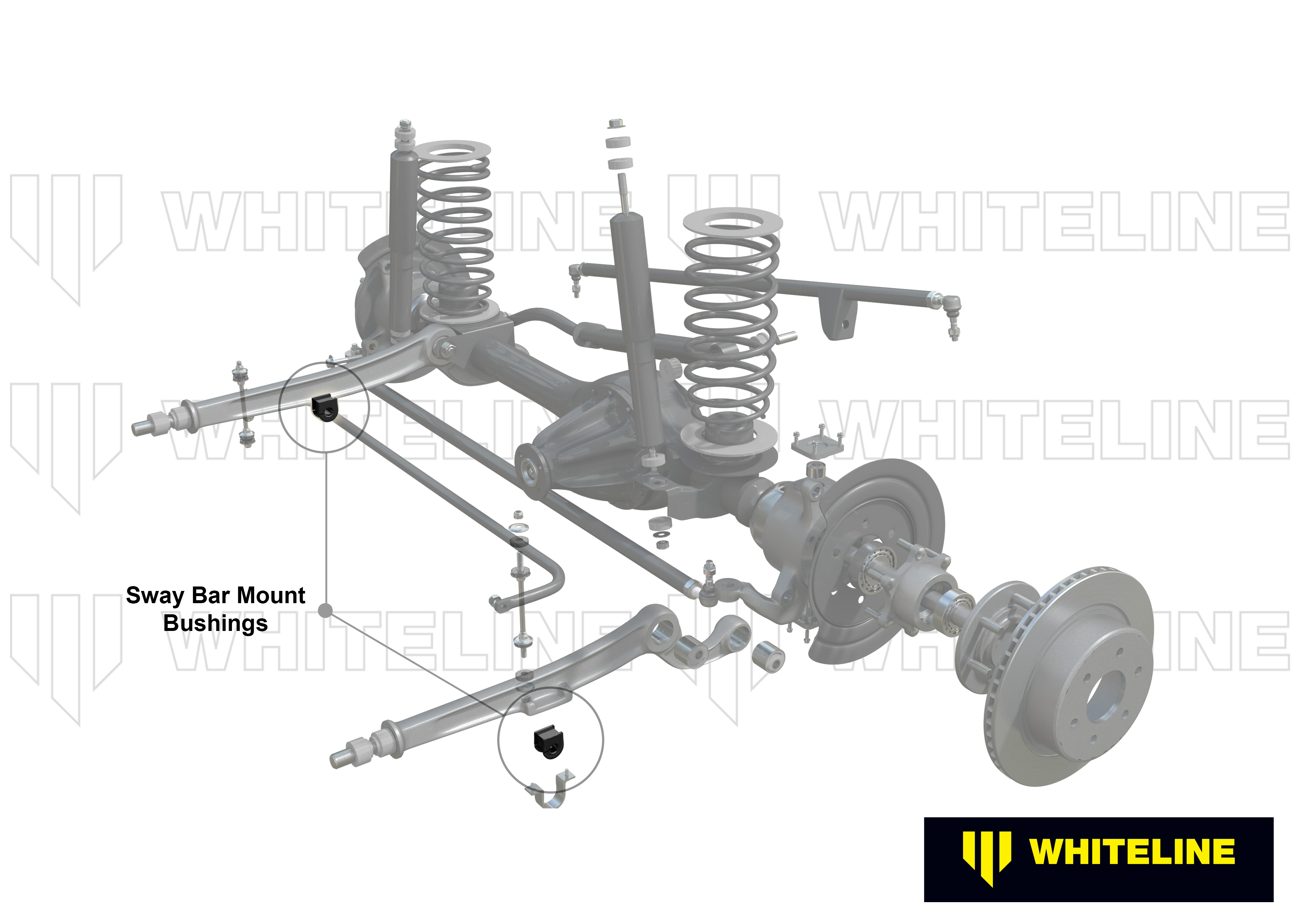 Front Anti Roll Bar Mount - Bushing Kit 22mm to Suit Nissan Patrol GU and Pathfinder R50