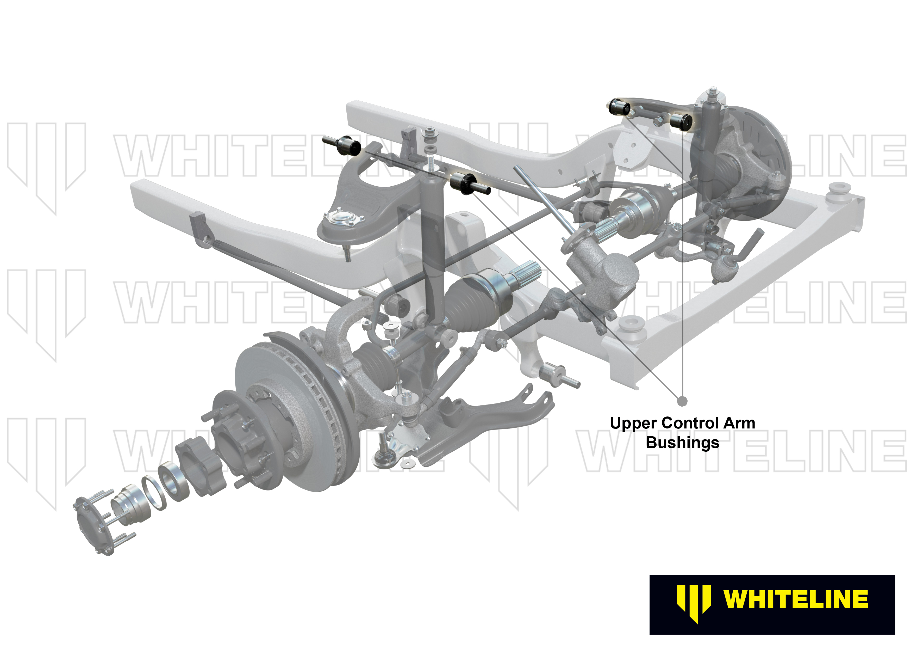 Front Upper Control Arm - Bushing Kit to Suit Mitsubishi Montero