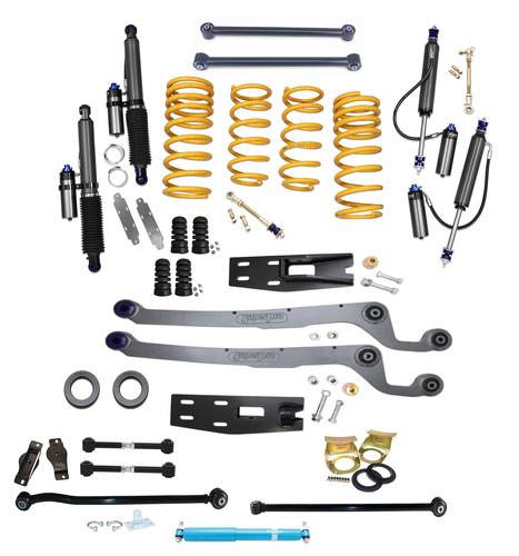 4 Inch Adjustable Formula 4x4 Premium Upgrade Lift Kit to suit Nissan Patrol GU, Y61 Wagon LWB