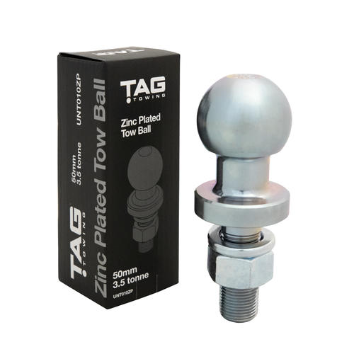 Go to TAG Zinc Plated Tow Ball - 50mm, 3.5 tonne