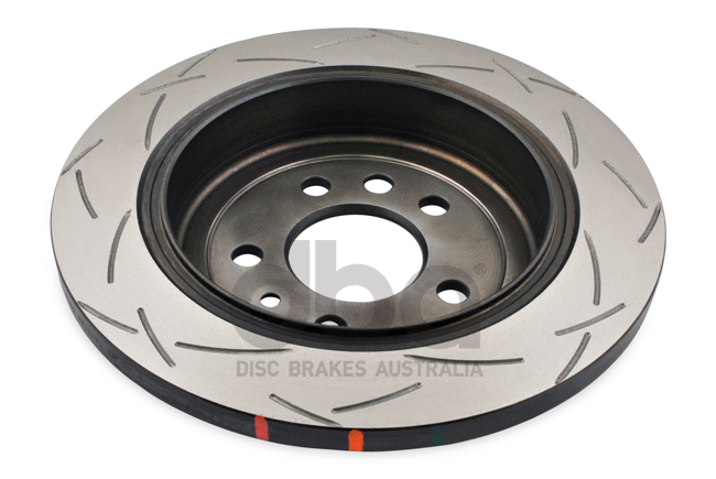 4000 T3 Slot SLD Brake Disc to suit Ford BA, BF & FG 2002-on R With Grommet