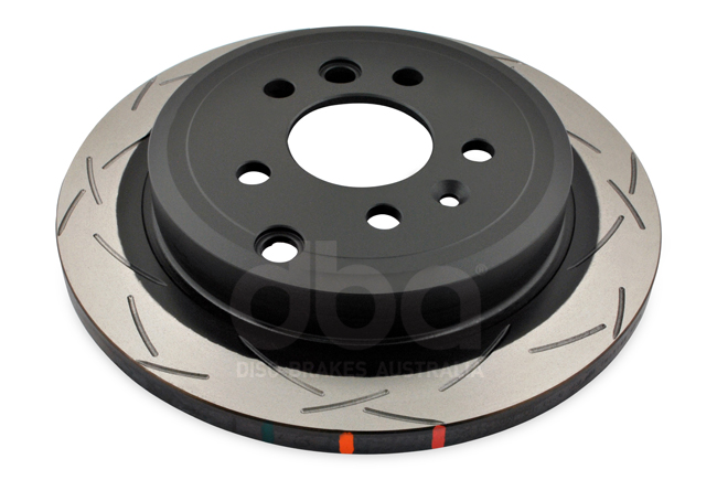 4000 T3 Slot SLD Brake Disc to suit Ford BA, BF & FG 2002-on R With Grommet
