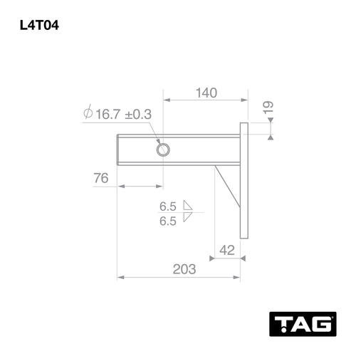 Go to TAG Adjustable Pintle Mount - 50mm Square Hitch (4.5T)