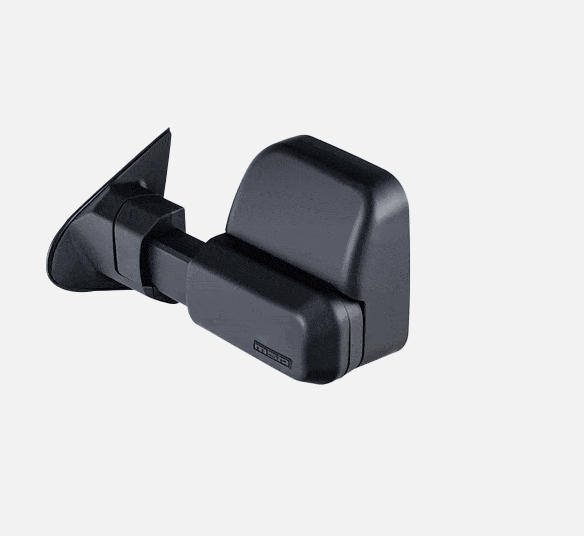 MSA Black Towing Mirror to suit Mitsubishi Triton MQ, MR - non power fold, Electric