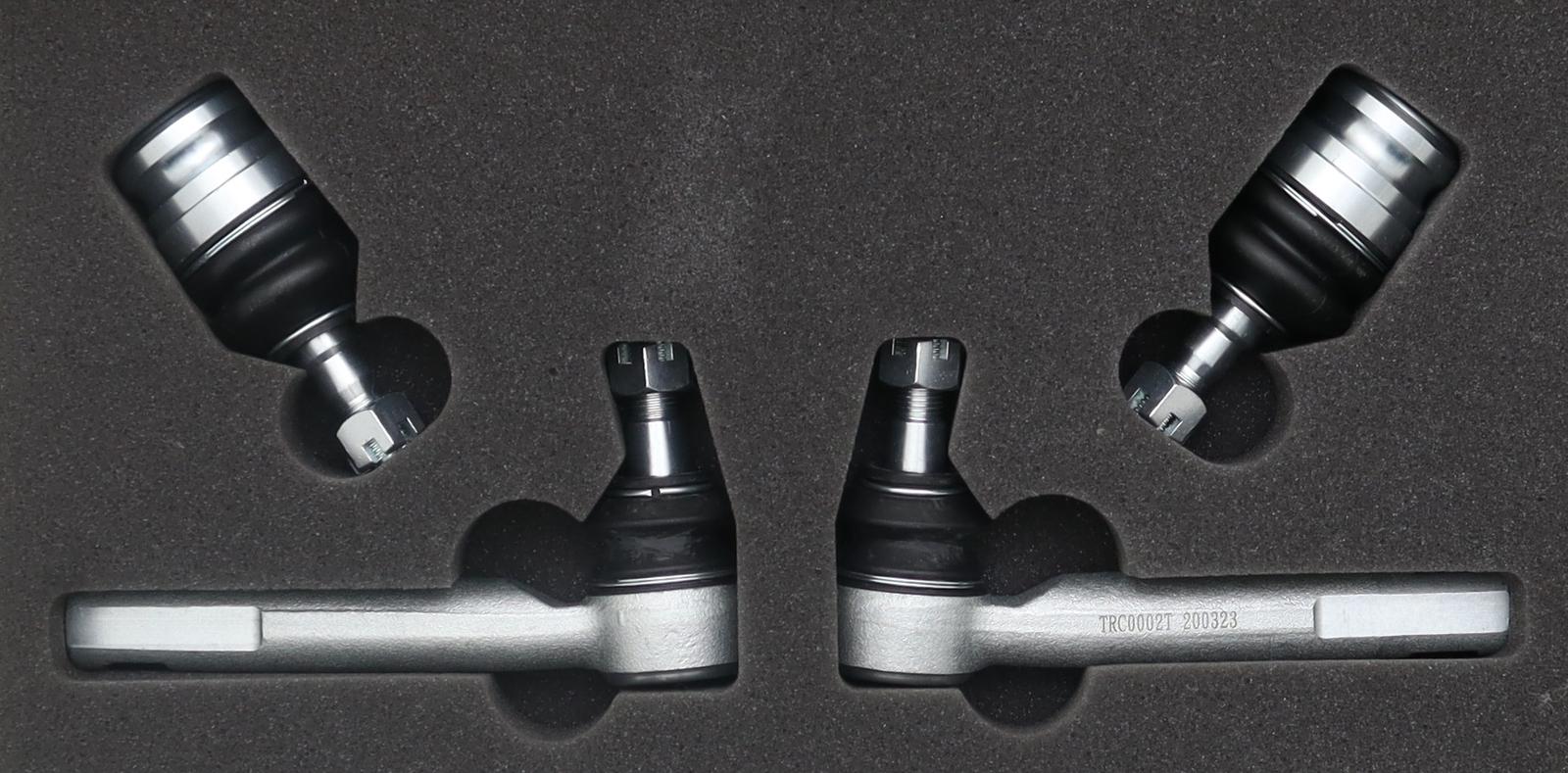 Roll Center & Bump Steer Correcting Ball Joint & Tie Rod End Kit
