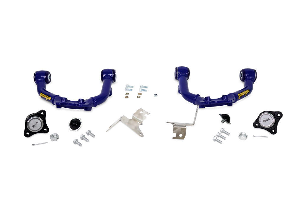 Front Fixed Offset Upper Control Arm Kit including Ball Joints to suit Mitsubishi Triton ML, MN, MQ (KB4 Chassis) & Challenger PB