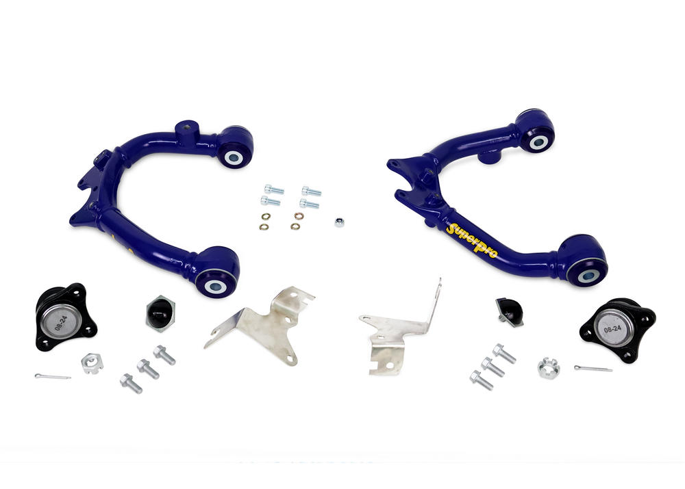 Front Fixed Offset Upper Control Arm Kit including Ball Joints to suit Mitsubishi Triton ML, MN, MQ (KB4 Chassis) & Challenger PB