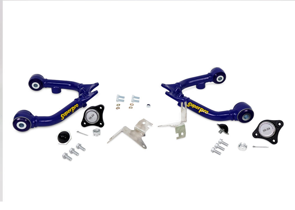 Front Fixed Offset Upper Control Arm Kit including Ball Joints to suit Mitsubishi Triton ML, MN, MQ (KB4 Chassis) & Challenger PB