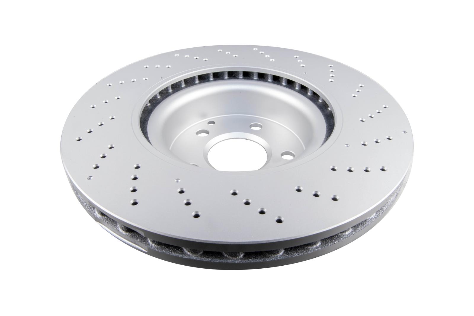 En-Shield OE Cross-Drilled, Dimpled HC Brake Disc to suit Mercedes E400 & E500 A207 & C207 3.0L Twin Turbo V6 &