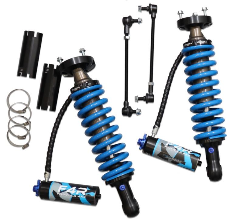 2-3 Inch or 50-75mm Adjustable F4R Formula 4x4 Front Shock Absorber Kit to suit Ford Ranger PX III & Ford Everest 2018-2022