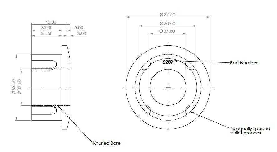 Spring Front Eye Bush Kit to suit Ford Transit - 2006-on