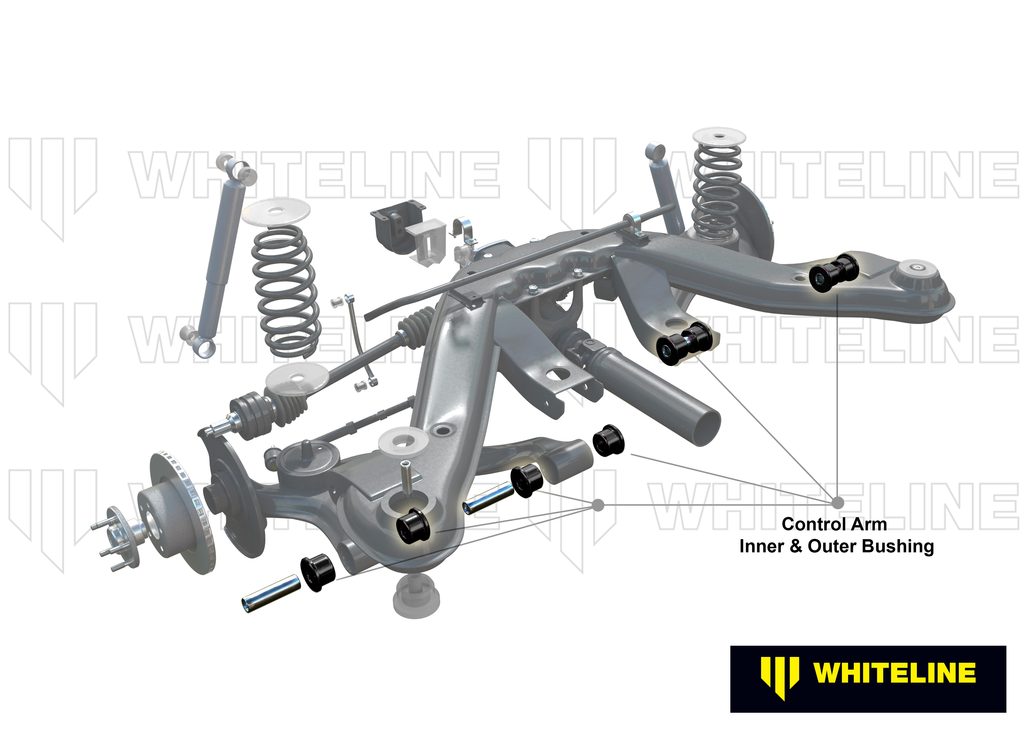 Control Arm Bushing - Inner and Outer