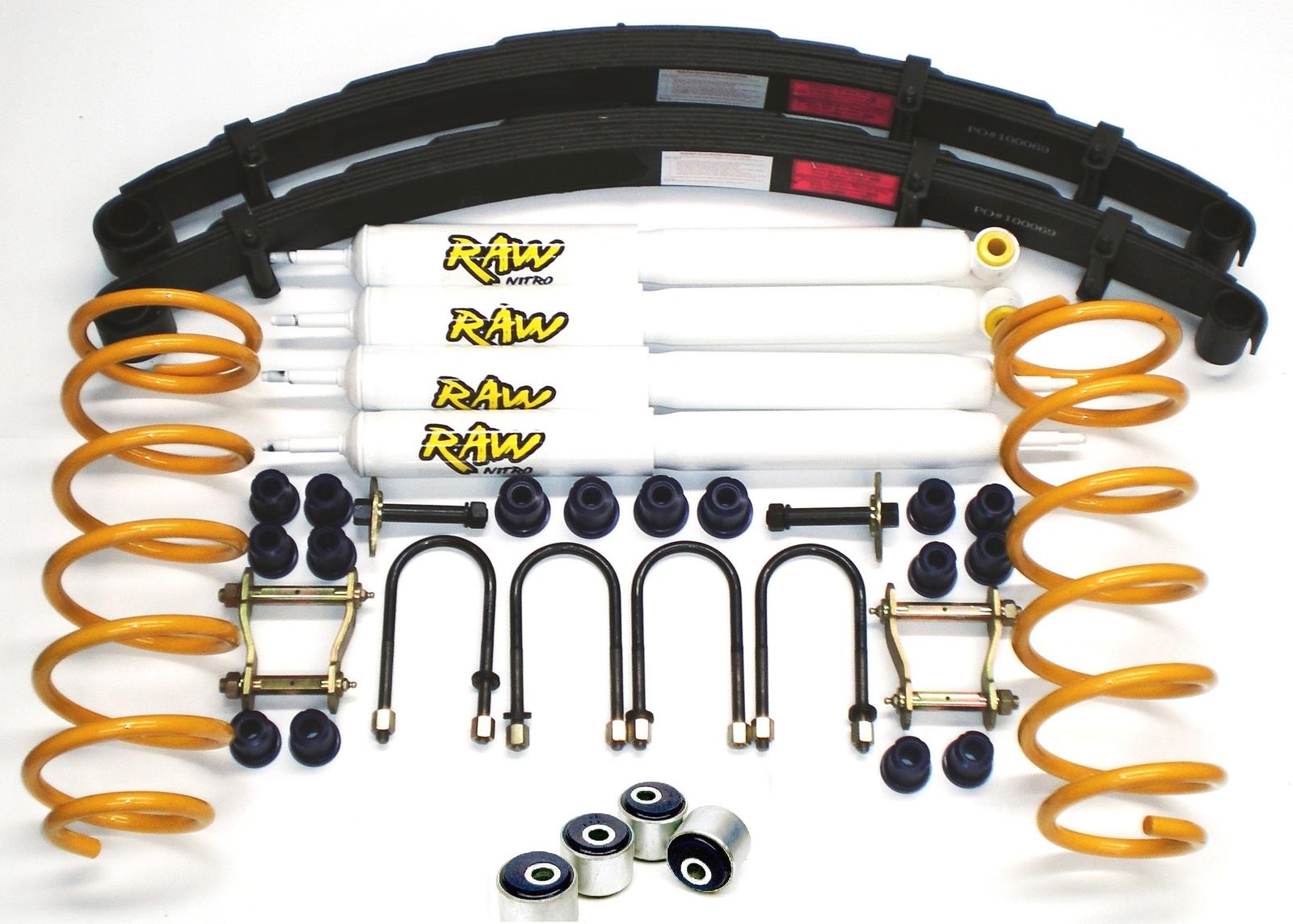 2 Inch 50mm RAW Nitro Lift Kit to suit Nissan Patrol GU, Y61 Ute 1997-2016