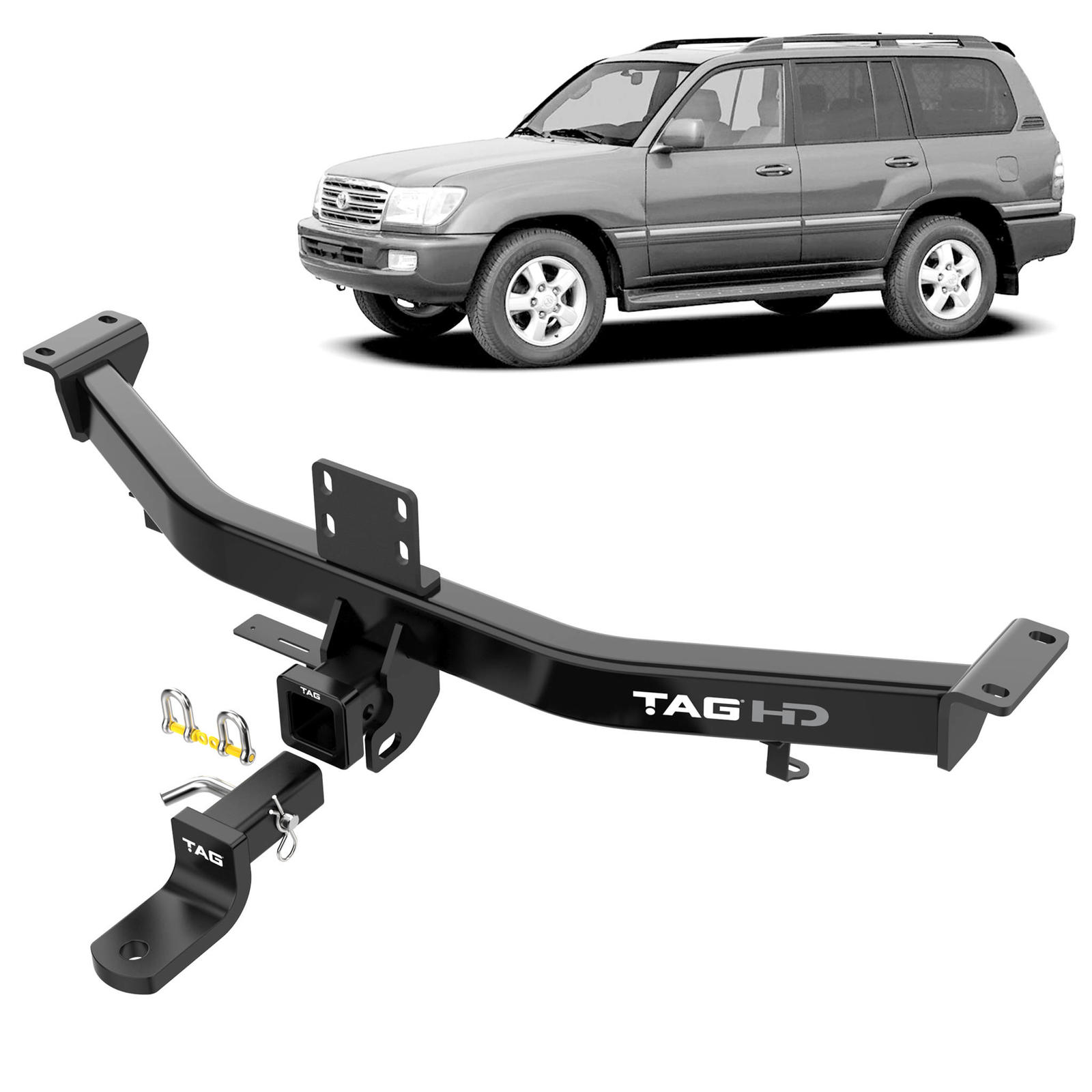 TAG Heavy Duty Towbar to suit Toyota LandCruiser  (01/1998 - 10/2007), Lexus LX (05/1998 - 03/2008)