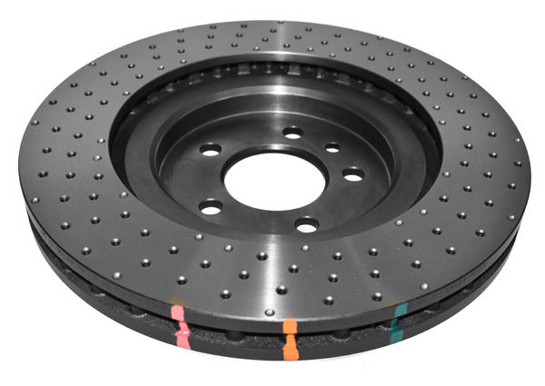 4000 Cross-Drilled, Dimpled KP Brake Disc to suit Lotus Exige A138J0015 -F 2013-2015