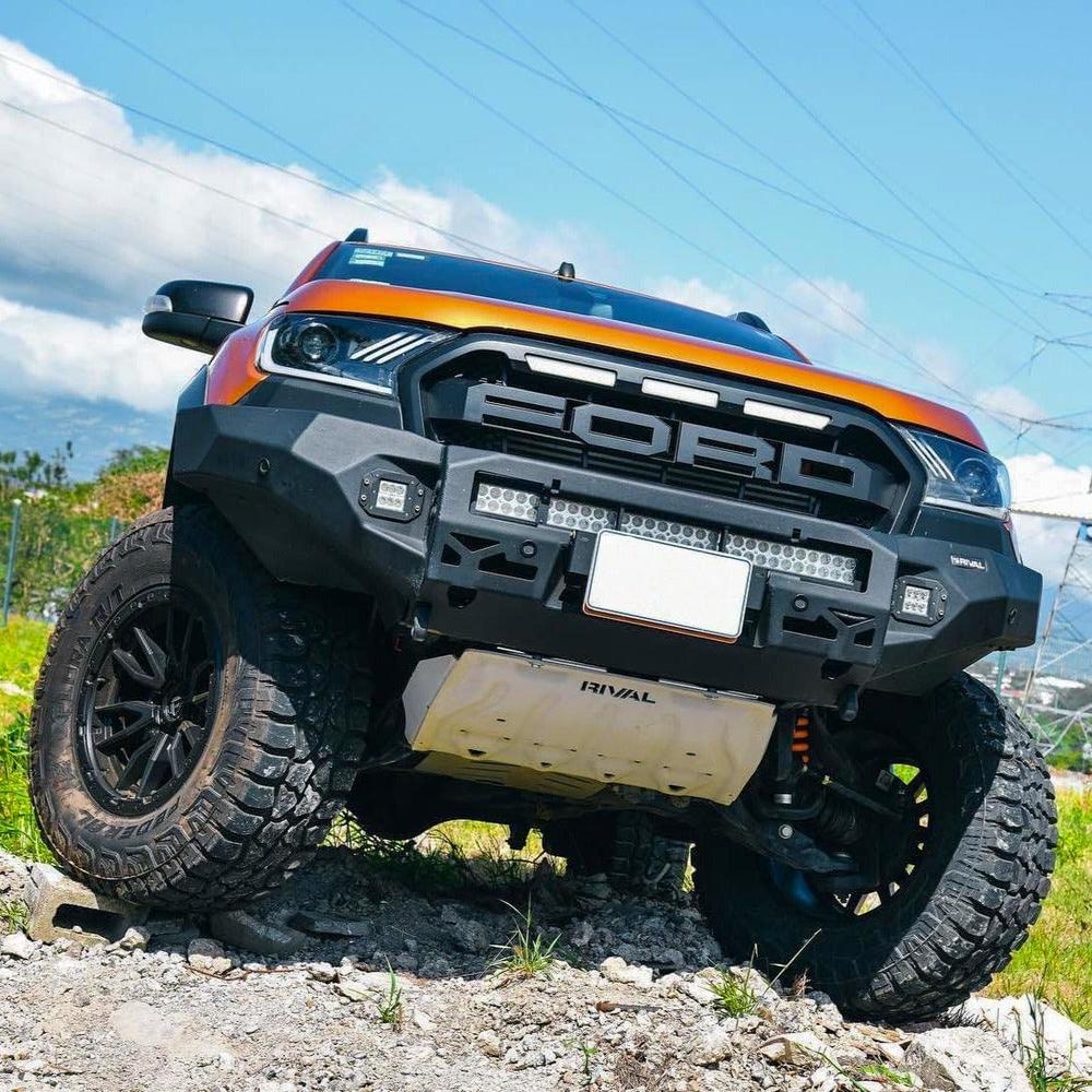 Rival Aluminium Front Bumper to suit Ford Ranger PXI, PXII & PXII & Ford Everest UA, UAII 2015-2022
