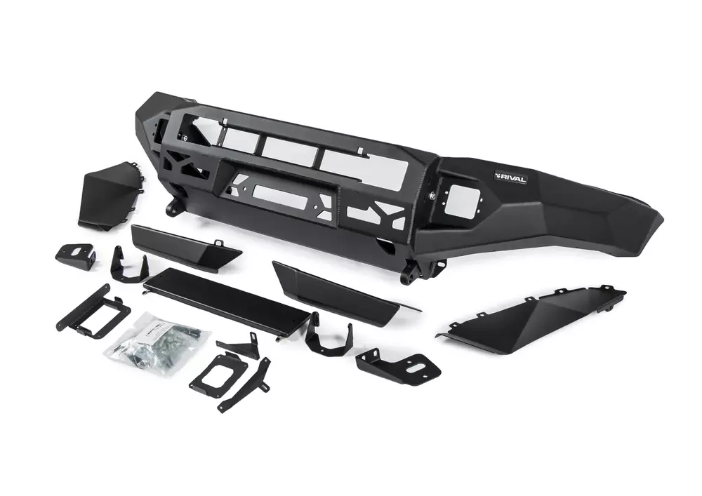 Rival Aluminium Front Bumper to suit Ford Ranger PXI, PXII & PXII & Ford Everest UA, UAII 2015-2022