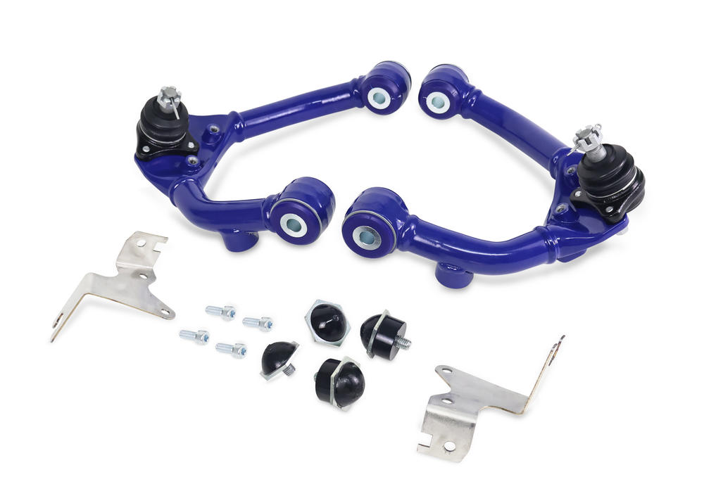Front Fixed Offset Upper Control Arm Kit including Ball Joints to suit Mitsubishi Triton MQ (KL1 Chassis) MR & Pajero Sport QE, QF
