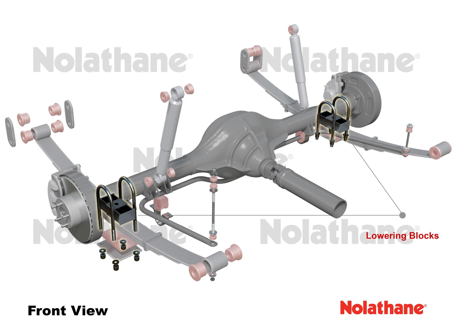 Rear Lowering Block - Kit 2