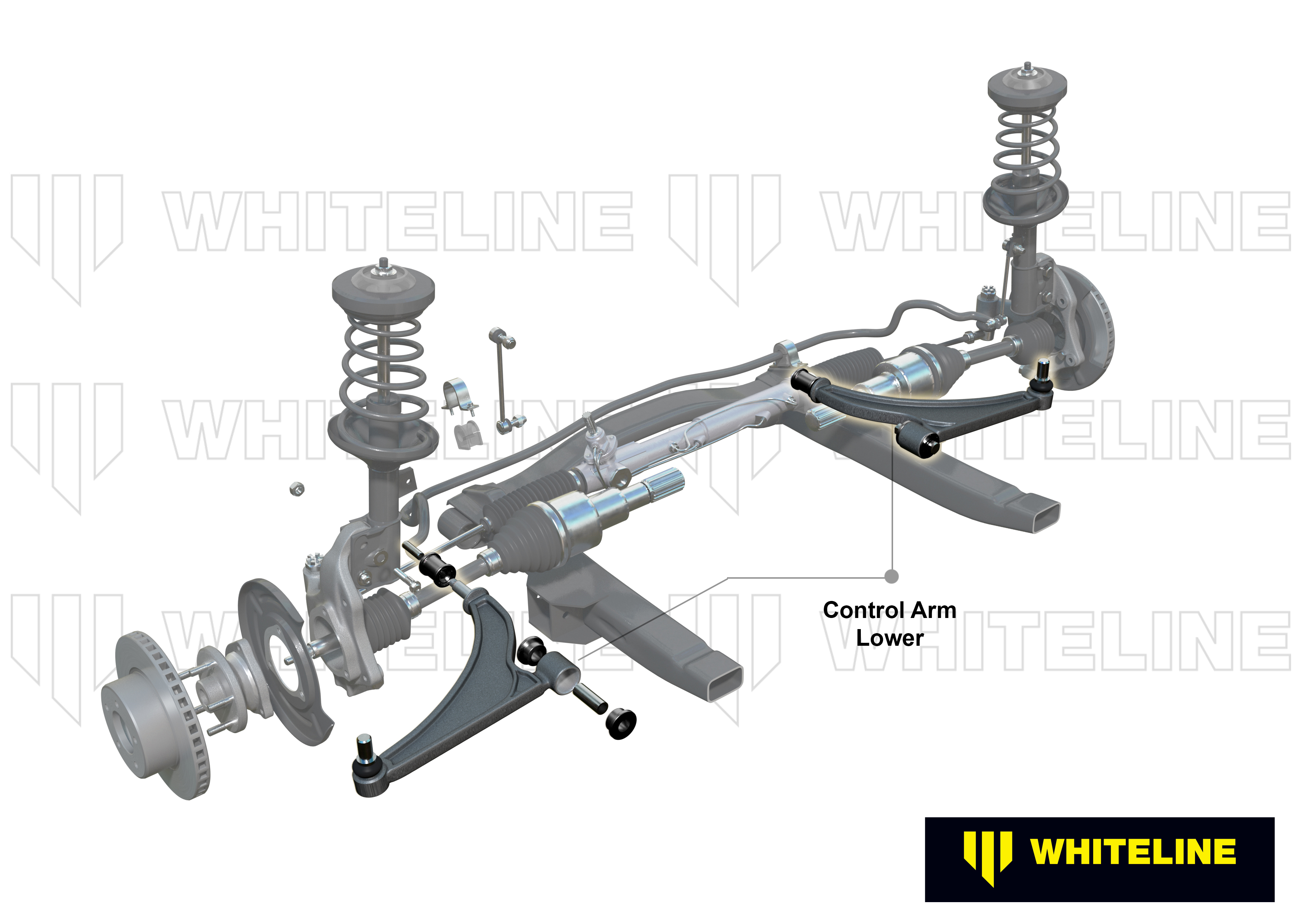 Front Lower Control Arm - Arm Service Kit to Suit Whiteline Control Arm KTA262