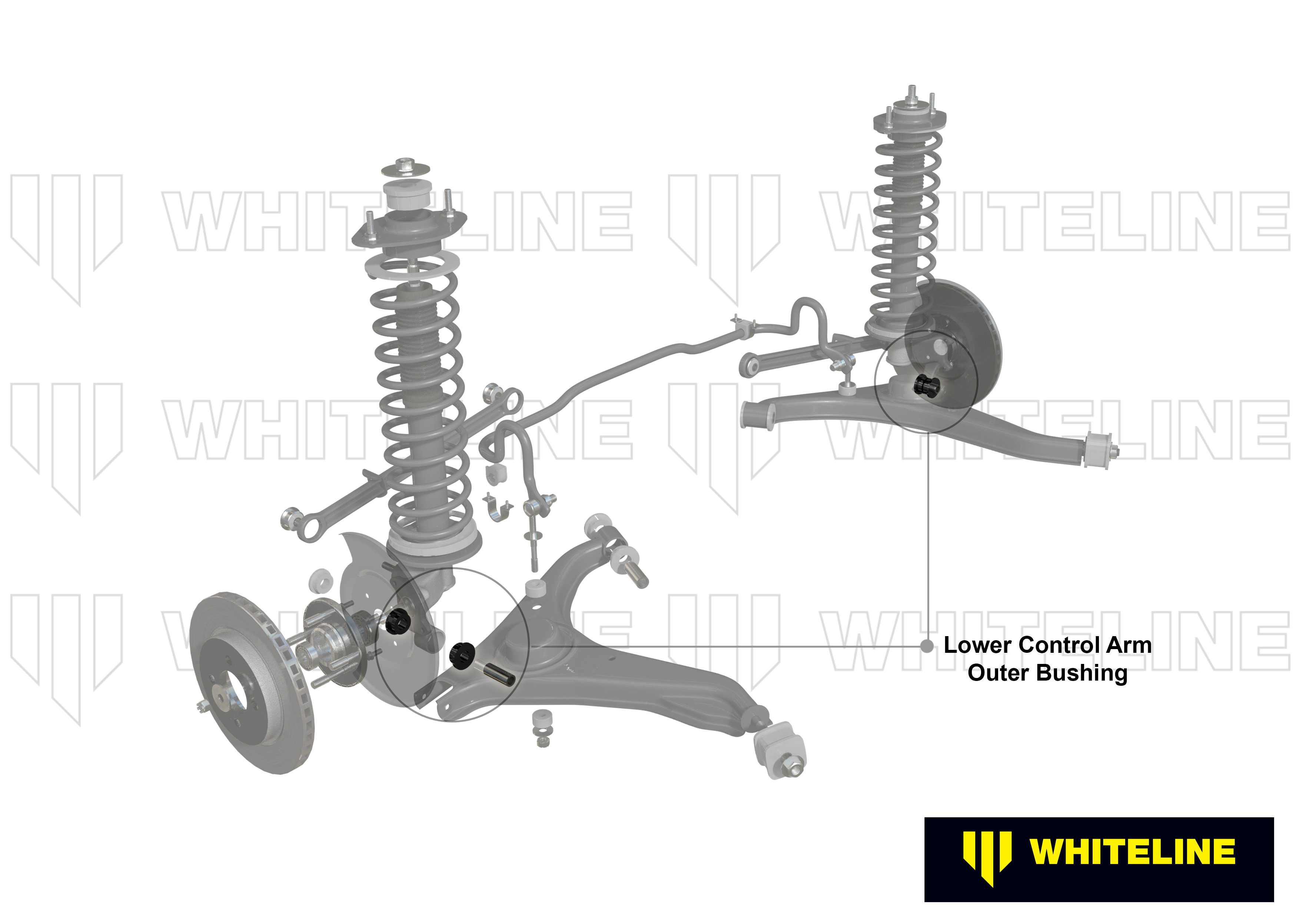 Control Arm Bushing - Lower Outer